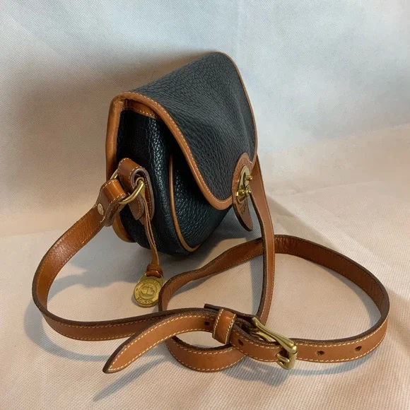 Dooney & Bourke vintage cavalry trooper bag pebbled leather crossbody - Picture 6 of 9